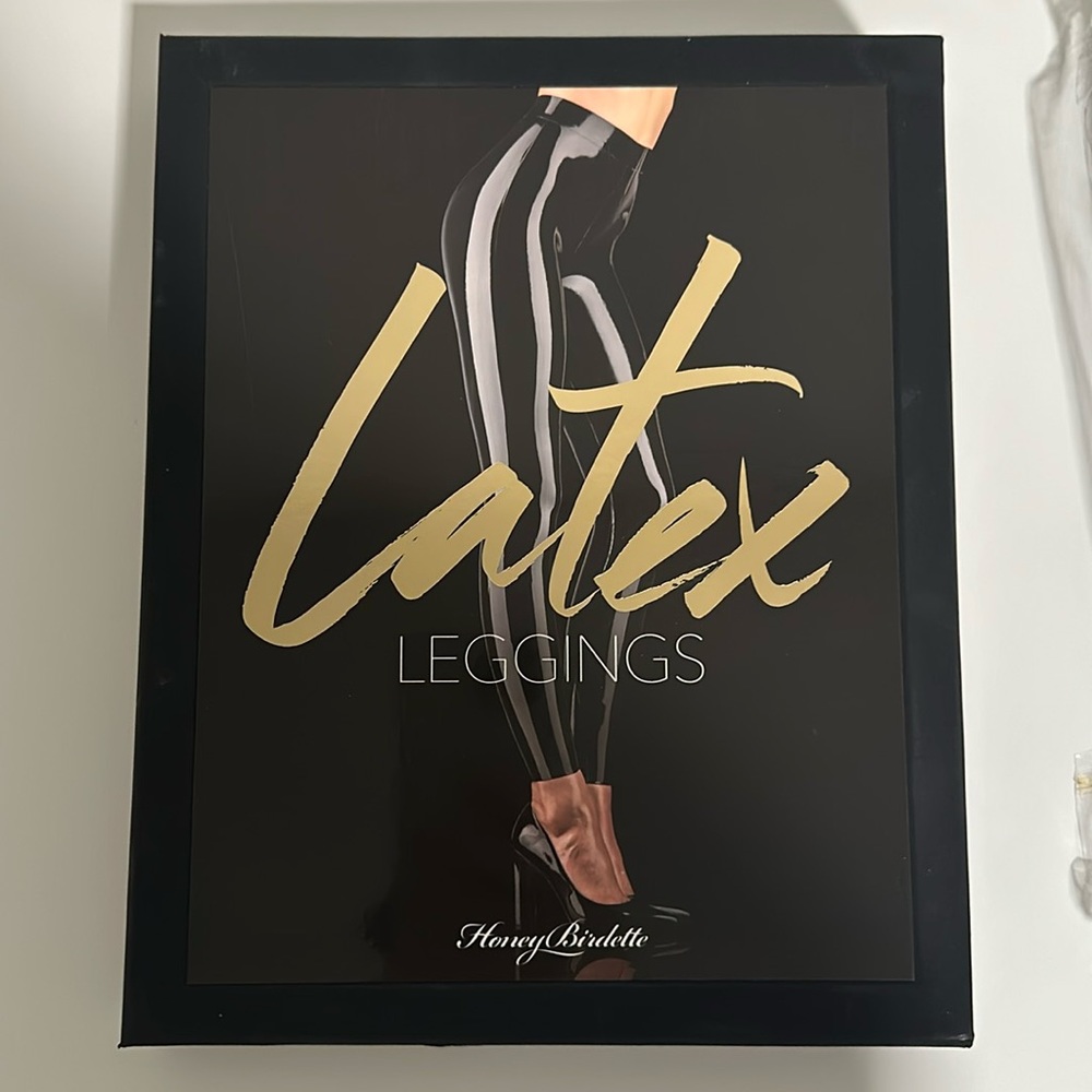 HONEY BRIDETTE LATEX LEGGINGS